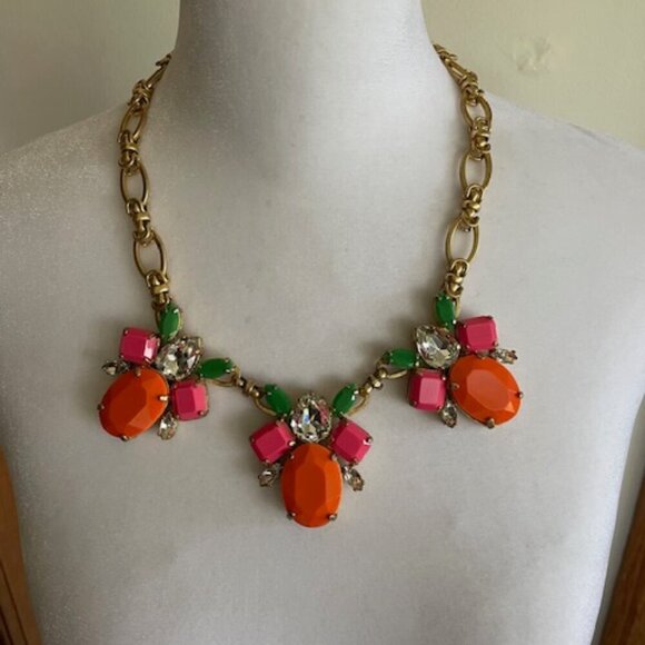 J. CREW Happy Bee Statement Vintage Necklace - Picture 10 of 15